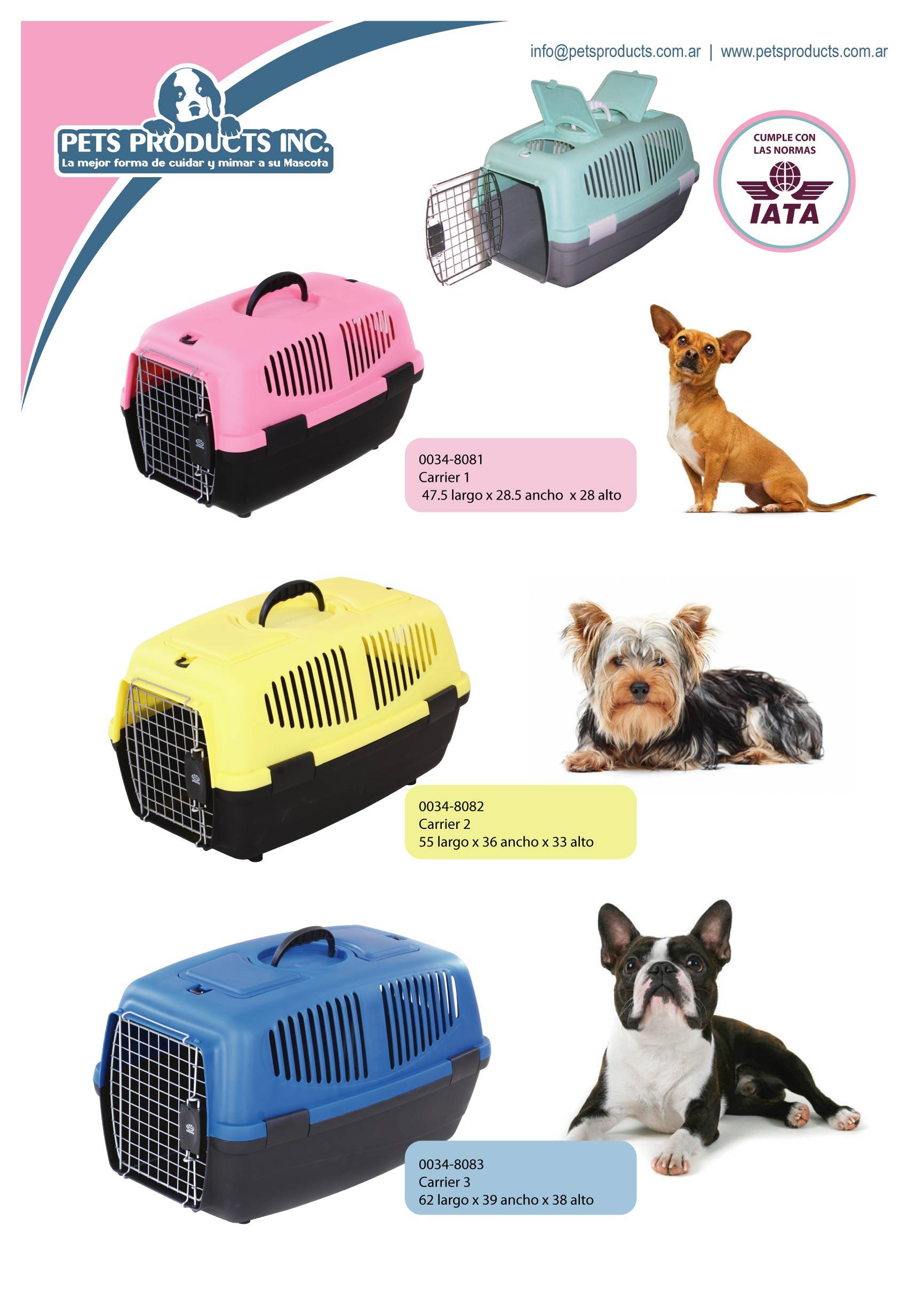 PETSPRODUCTS carriers bicolores 01